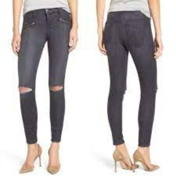 Current/Elliott Soho Stiletto distressed Skinny Jeans  Size 24 - Picture 1 of 11